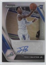 2021-22 Panini Prizm Draft Picks Silver Troy Baxter Jr #DP-TBJ Auto 10ek