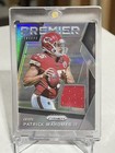 <!--F#f_0-->📈 2017 Prizm Patrick Mahomes RC Premier Silver Prizm #24 Red Patch Player Worn<!--F/-->