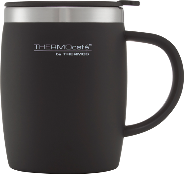 Thermos ThermoCafe Soft Touch 450ml Travel Mug Black (105102) for