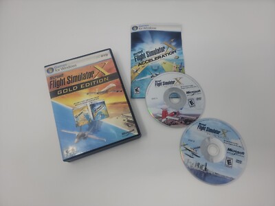 Microsoft Flight Simulator X Gold Edition PC Windows 2008 Acceleration Expansion