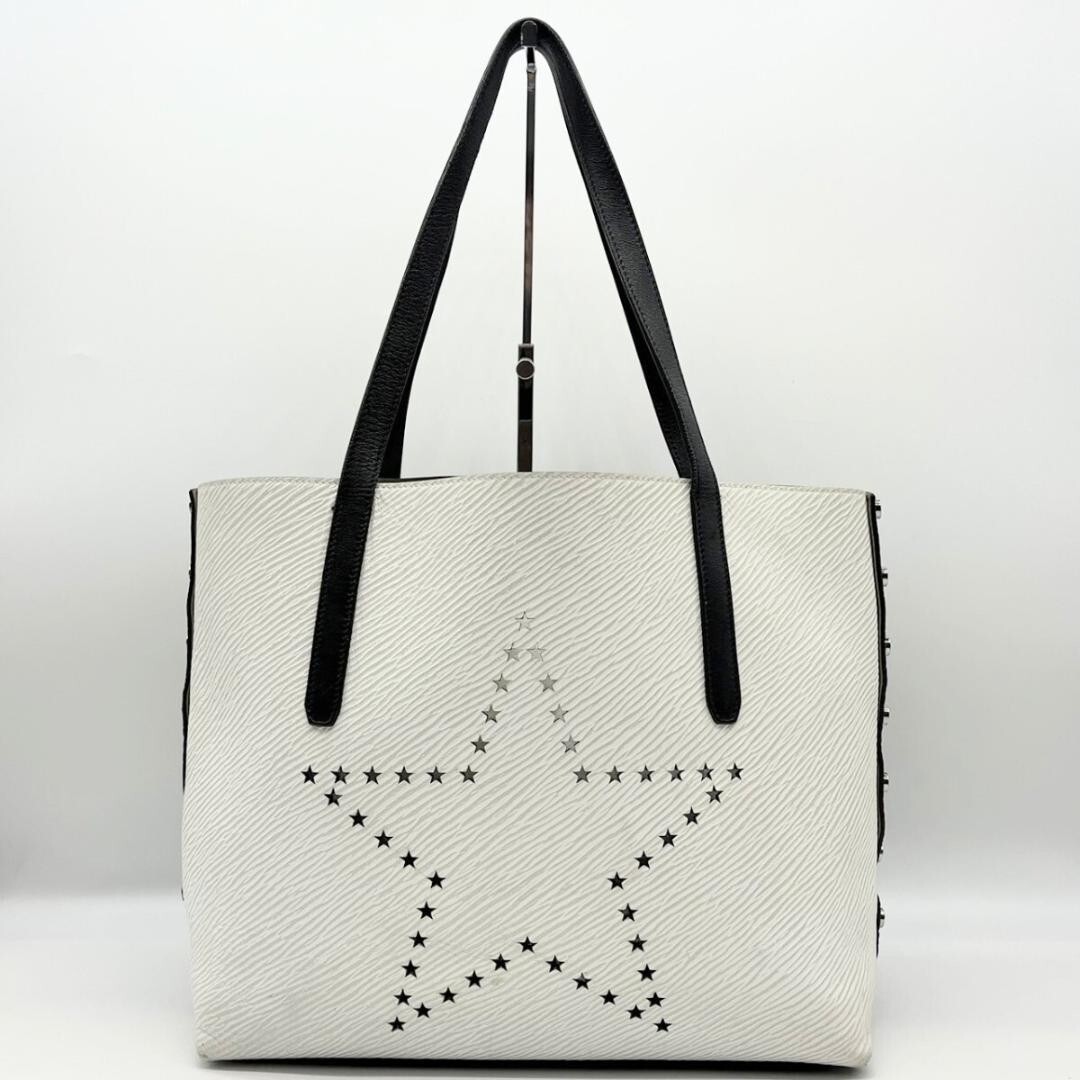 JIMMY CHOO Twist East West スタッズ トートバッグ