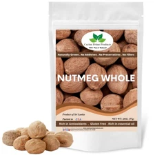 Nutmeg Whole by Ceylon Prime Products | 100% Pure & Natural Premium Nutmeg