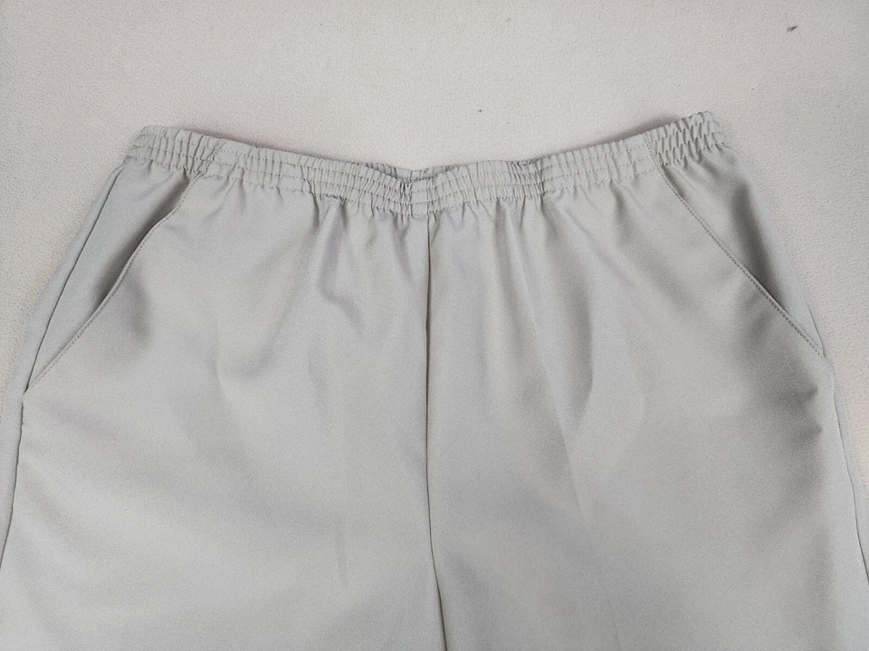 Blair Women's Pants Beige Elastic Waist Pull-On Pockets Size 10PT - Image 2 of 4