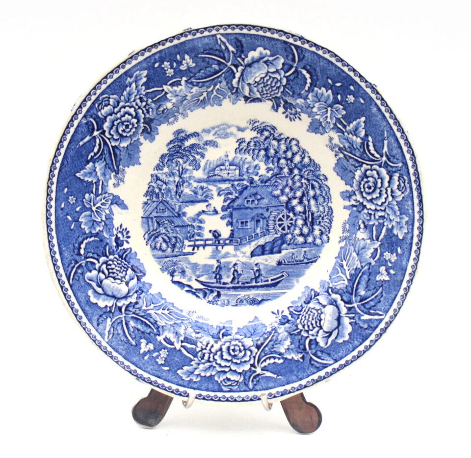 Arabia Finnland Platzteller 23cm Landschaft blau Maisema Dsgn Reinhard Richter