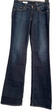 Jean de mezclilla AG Adriano GoldSchmied talla 26R The Jessie Curvy Boot calce lavado oscuro