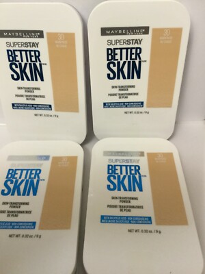 10 X Maybelline Superstay Better Skin Skin-Transforming Powder #30 Warm Nude
