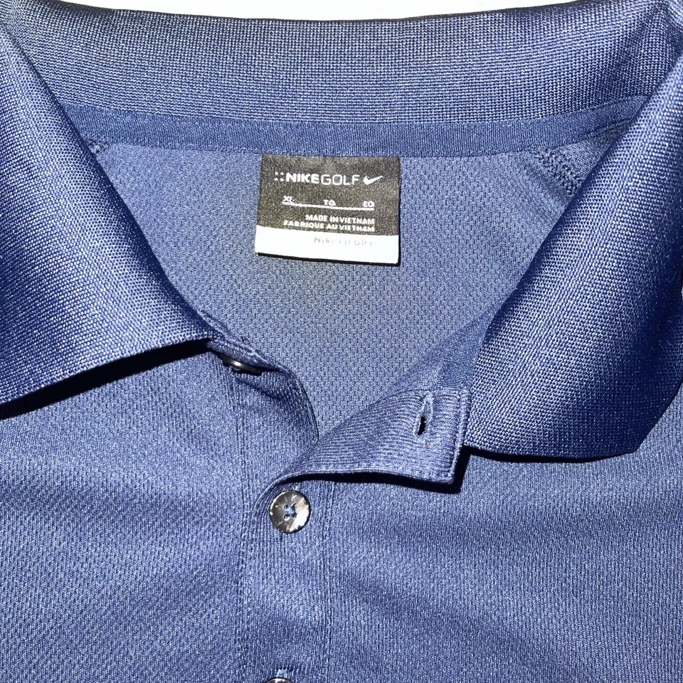 Camisa Polo NIKE GOLF Fit Seca Azul Marino Para Hombre XL Elanco Comfortis Bordada Foto 4 de 4