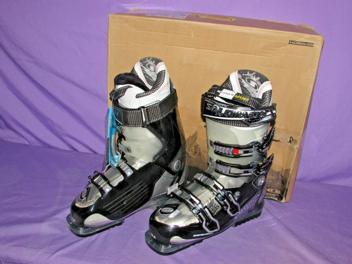 NEW BOX!! Salomon Impact 100 CS ski boots men&#039;s size 25.0 Flex 100 ~ | eBay