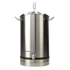 TripleJ Stainless Steel 25L Fermenter Craft Series with SS Tap Air Lock Bung  FP