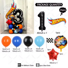 Race Car 4th Birthday Party Supplies Stock Balloon Bouquet Decorations