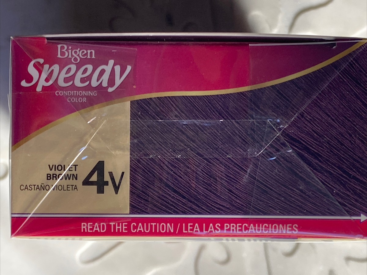 BIGEN Speedy Ammonia-Free Japan Hair Color 4V Violet Brown Works