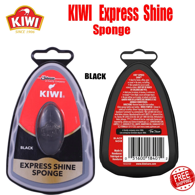 5ml Any Color KIWI Shoe Polish Sponge Express Shine Instant Sponge Shoe  Polish Suitable for Any Color Shoes 