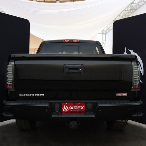 AlphaRex Luxx Alpha-Black LED Taillights for 2014-2018 GMC Sierra 1500 SLE - Picture 12 of 12
