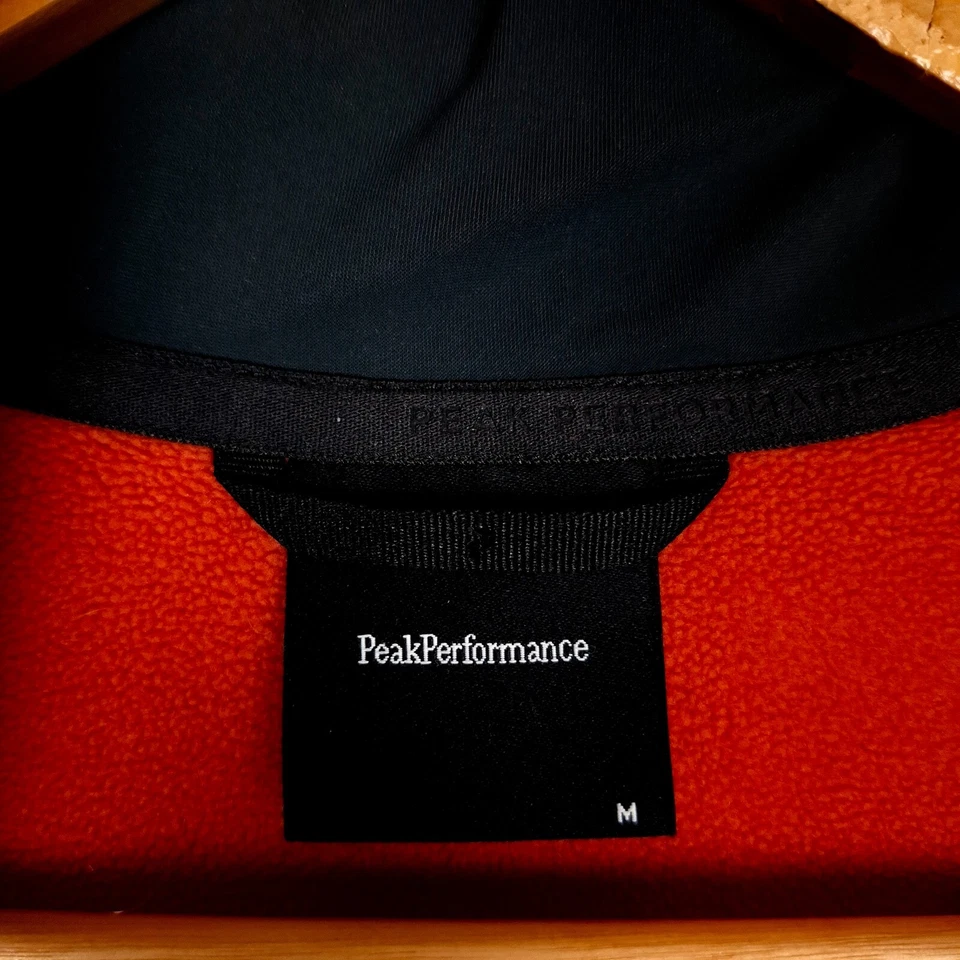 PEAK PERFORMANCE Jumper Talla M Poliéster Cremallera Completa Naranja Cuello ... - Imagen 4 de 4