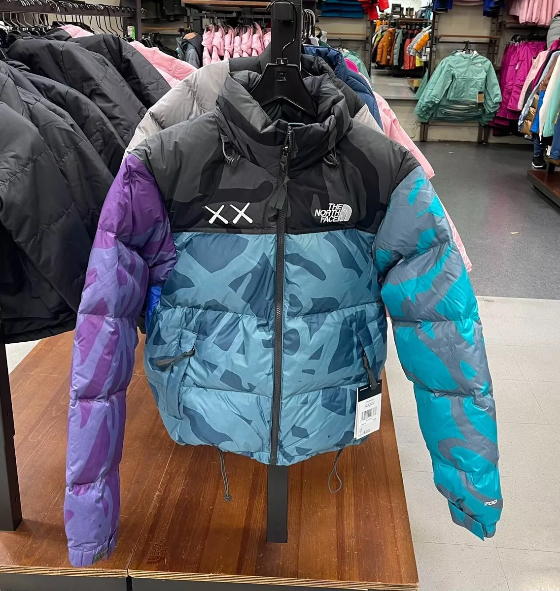 The North Face X Kaws 1996 Retro Nuptse Jacket 700 Down