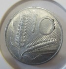 1968 Italy 10 Lire Coin — photo 2