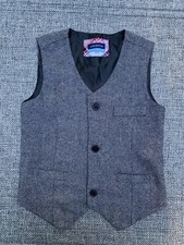 Andy Evan Boys Formal Suit Vest, Gray , 6Y