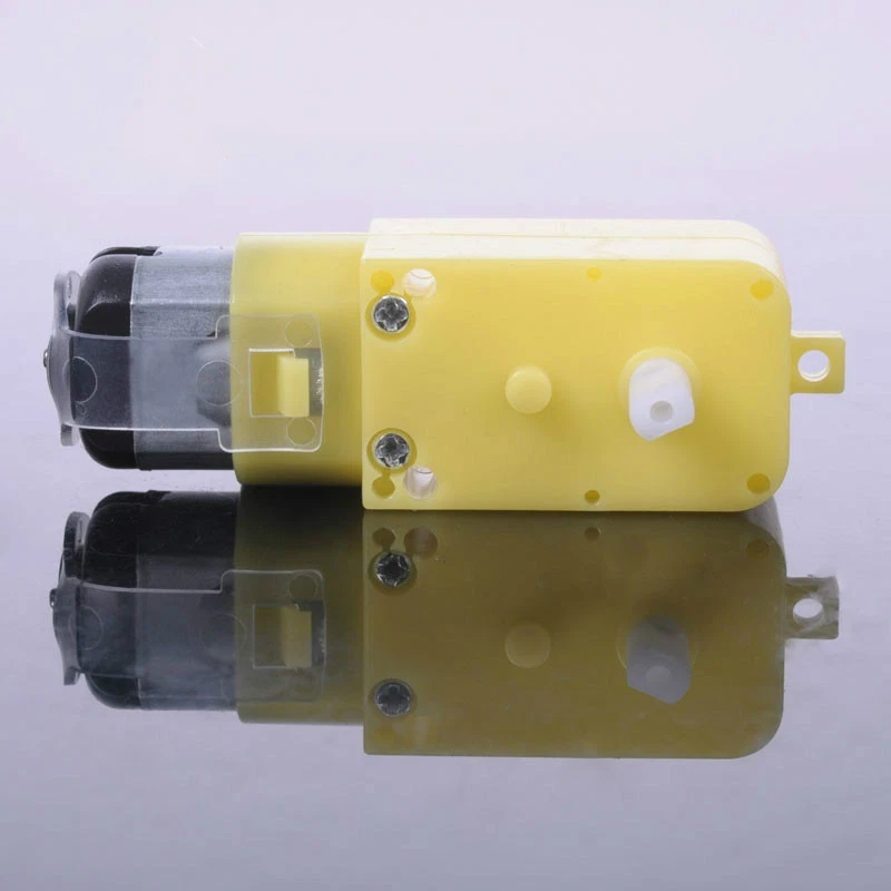 Caja de cambios de motor de engranaje de transmisión de CC de plástico 1 pieza 1:48 para coche inteligente chasis Arduino Foto 3 de 4