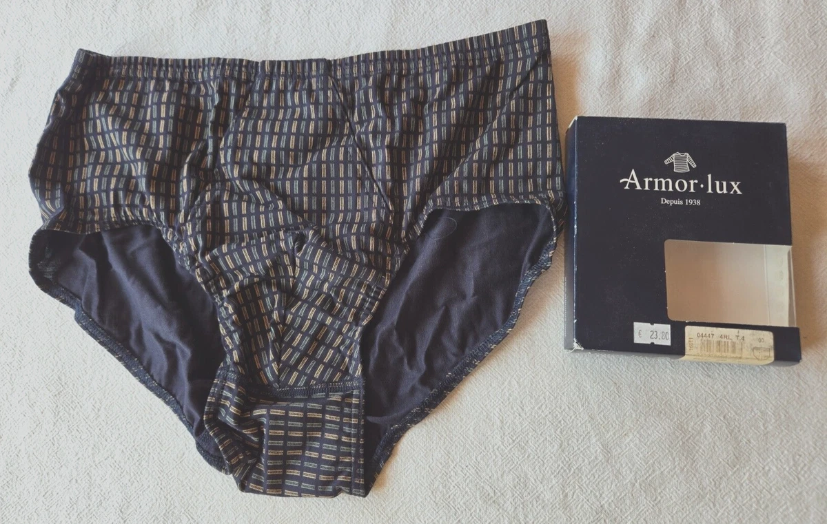 Slip Ouvert Armor-Lux Bleu - Taille 5 (L), Coton, Neuf Avec étiquettes