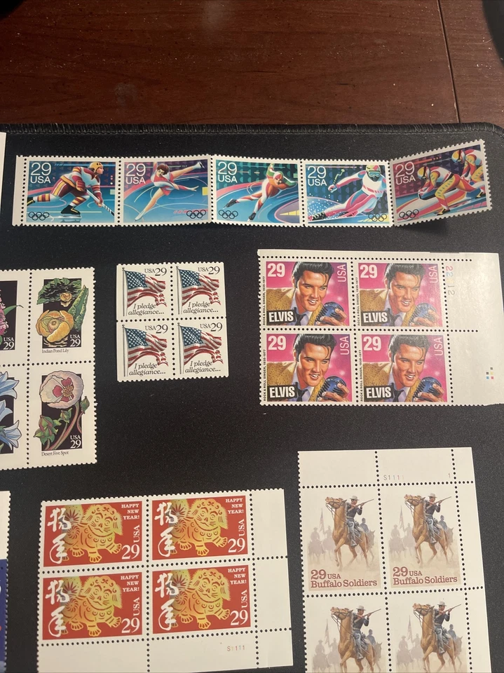 U.S. 29c, 1991-1999, MNH 6 Blocks Of 4,1 Block Of 5,1 Block Of 8 Stamps, XF - Image 3 of 4