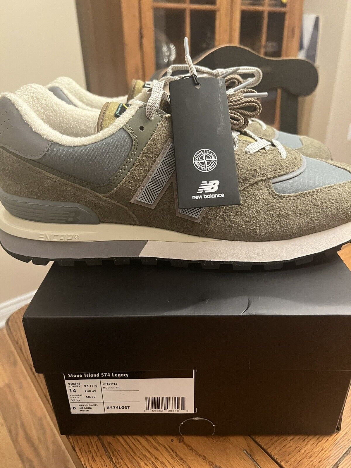 Stone Island x New Balance Legacy Brown Steel Blue Size 14 | eBay