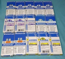 MIX lot 180 tubes of 12 leads = Staedtler Drafting Mars Micro Mechanical Pencil