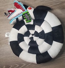 Beetlejuice SANDWORM Plush 20" PILLOW NWT Tim Burton toy RARE NEW