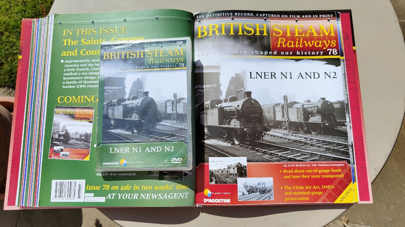 DeAgostini British Steam Railways Magazine & DVD #78 LNER N1 & N2
