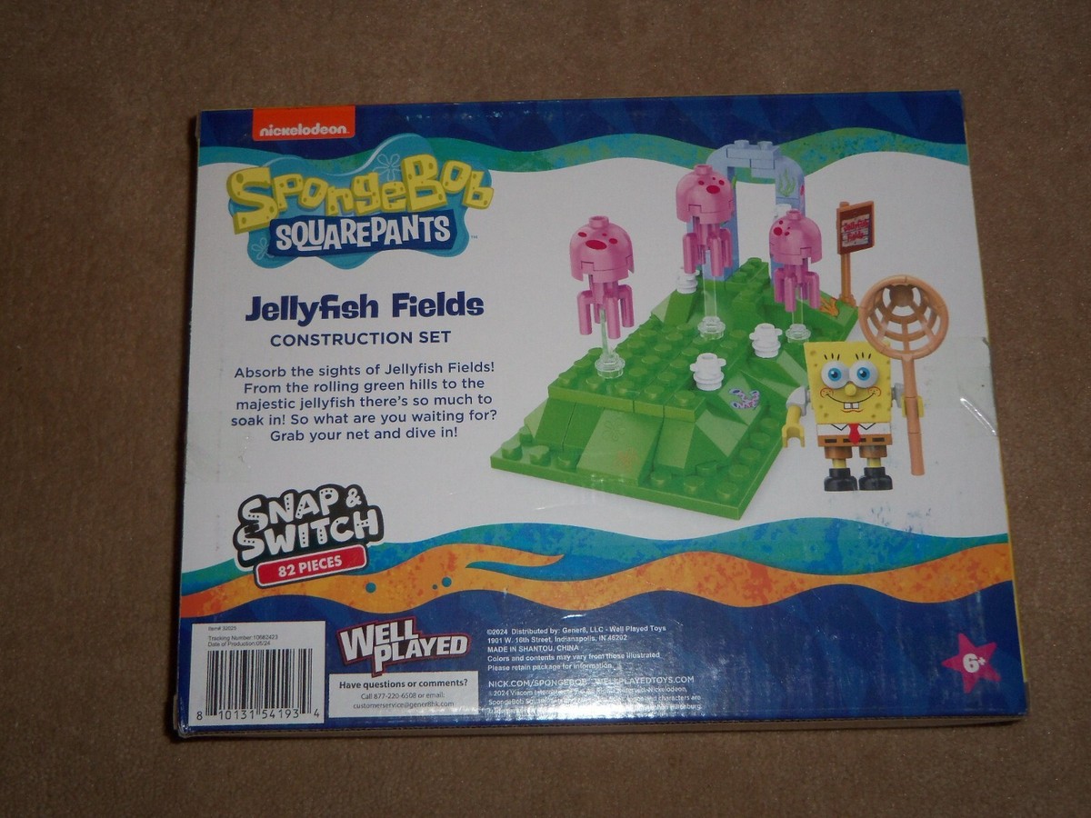 NEW! Nickelodeon Spongebob JELLYFISH FIELDS Snap Switch
