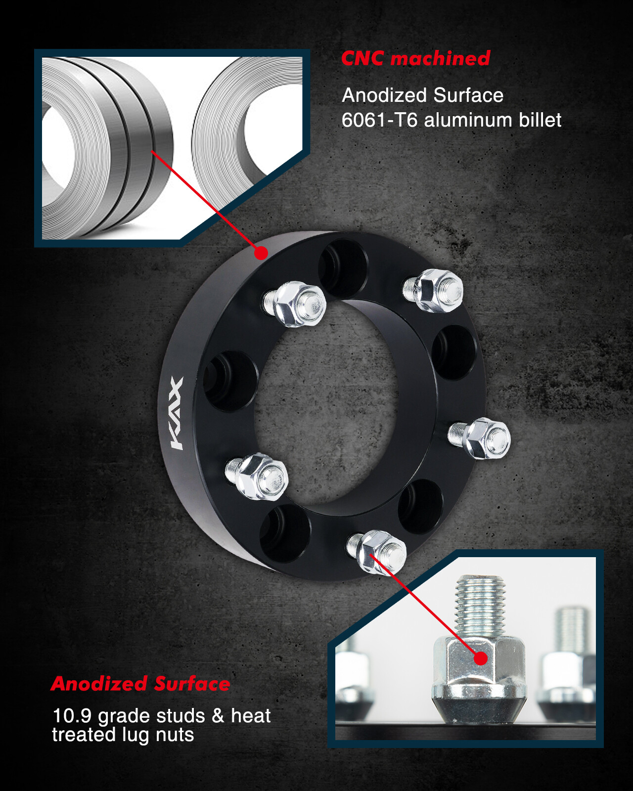 2Pcs 1.5" 5x5.5 Wheel Spacers 1/2"x20 For 19942001 Dodge Ram 1500 1999