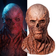Vecna Mask Scary Halloween Cosplay Mask Horrific Demon Devil Latex Costume Mask