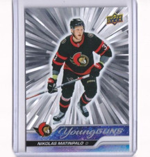 2023-24 Upper Deck Series 2 Young Guns Outburst 495 Nikolas Matinpalo Senators