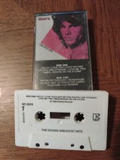 The Doors 1980 greatest hits collection cassette tape. Jim Morrison