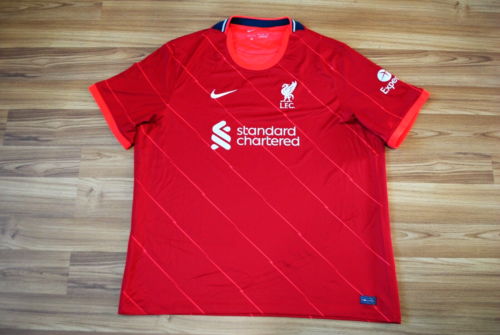 SIZE MENS 3XL LIVERPOOL ANFIELD 2021 2022 HOME FOOTBALL SHIRT JERSEY NIKE RED - Picture 1 of 11