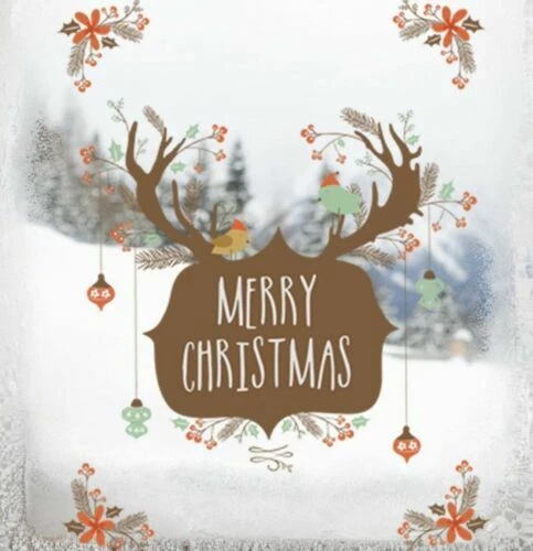 Christmas Removable Vinyl Wall Stickers