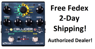 New Source Audio SA263 Collider Delay Reverb Dual DSP Guitar