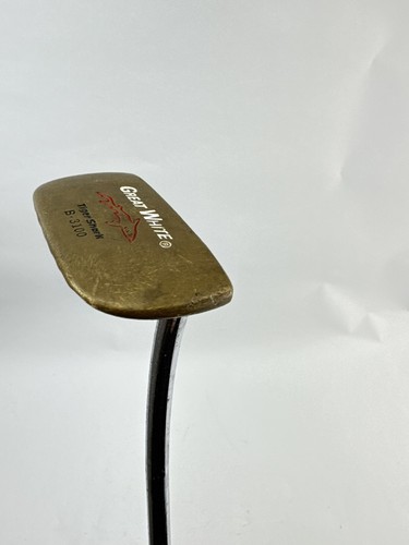 Tiger Shark Golf Great White Putter B3100 Mallet 35” Brass /New Grip /22689 - Picture 7 of 23