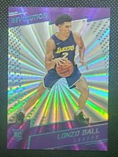 2017-18 Panini Revolution Lonzo Ball Rookie RC Sunburst Parallel 32/75 SSP