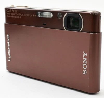 Sony Cyber-shot DSC-T77 ブラウン SONY DSC-T77 Digital Camera Brown Cyber Shot 4.0x Optical