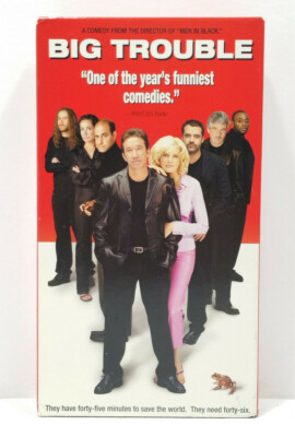Big Trouble (VHS, 2002) Tim Allen Omar Epps TESTED WORKS Former Rental