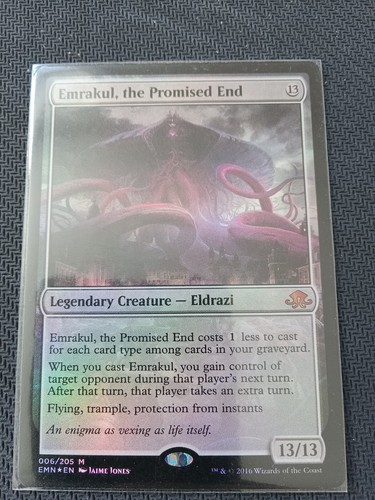 MTG Foil Emrakul, the Promised End Eldritch Moon LP - Photo 1 sur 2