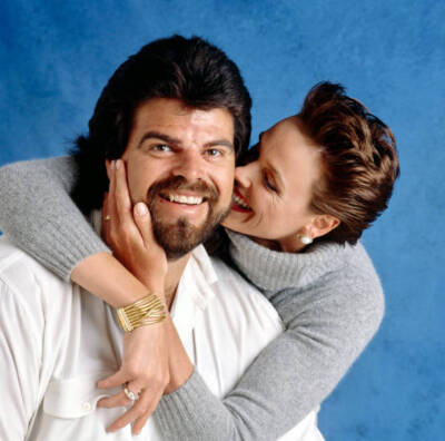 Mark Gastineau Brigitte Nielsen in 1989 Television Old Photo 1