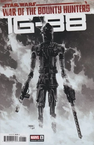STAR WARS: WAR OF THE BOUNTY HUNTERS -IG-88 #1 VARIANT 2021 1$ COMIC SALE + BONU