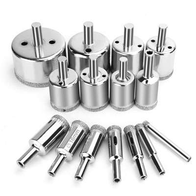 Brocas de Diamante Juego de 15 Brocas Perforadoras de Nucleo Hueco Revestimiento