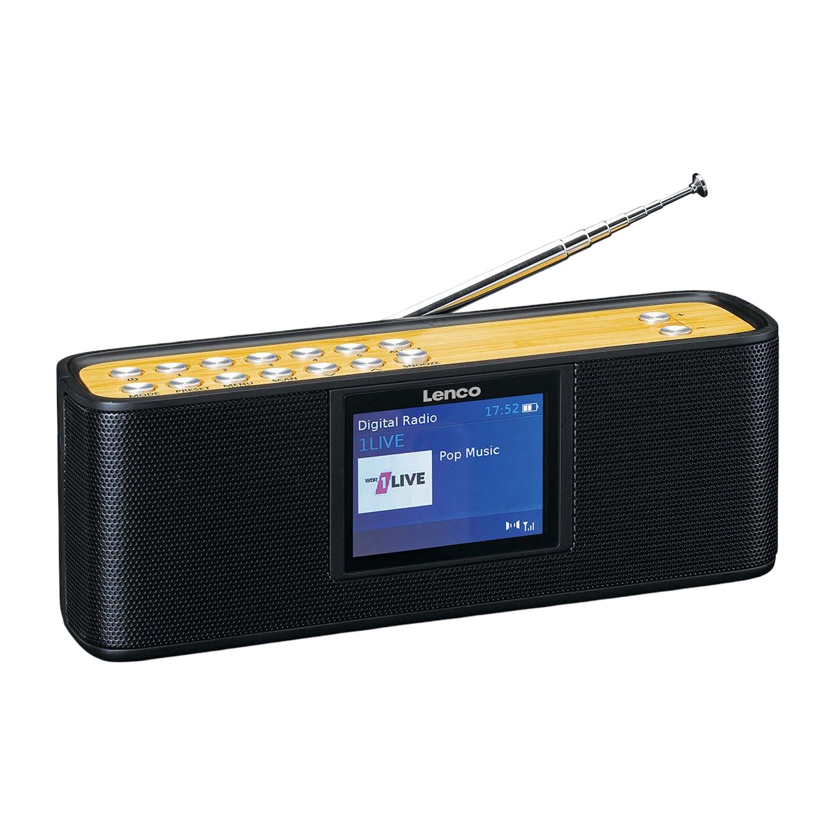 Radio portable DAB+ bois avec écran couleur pour vos matins en musique au salon