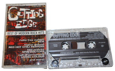 Cutting Edge Vol 2 Best of Modern Rock Audio Cassette 1993 Classic Rock Priority