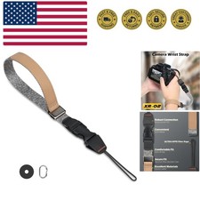 Camera Wrist Strap with Quick Release Buckle. Sturdy Nylon Rope Hand Strap Co...