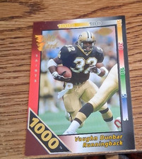 1992 Wild Card 1000 Stripe RED HOT ROOKIE SILVER CARD Vaughn Dunbar 17/30 Nm/Mt. rookie card picture