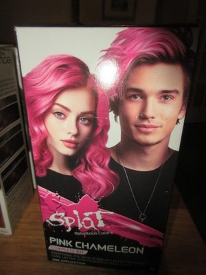 Splat | Complete Kit | Hair Dye | Semi-Permanent | Long Lasting, Pink Chameleon