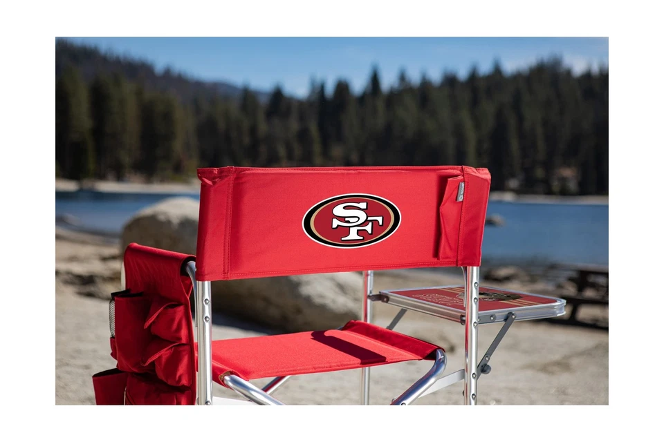 PICNIC TIME NFL Unisex-Adulto NFL Silla Deportiva con Mesa Auxiliar, Silla de Playa, C... Foto 2 de 4